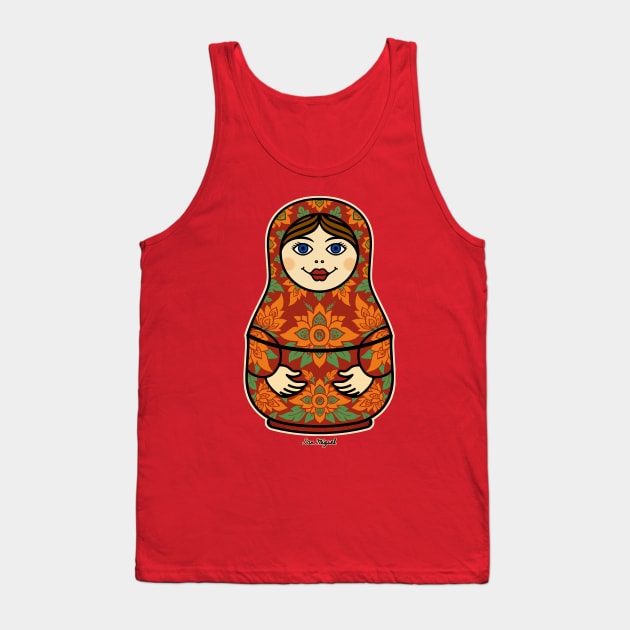 MATRYOSHKA DOLL WOMAN by San Miguel Tank Top by boozecruisecrew